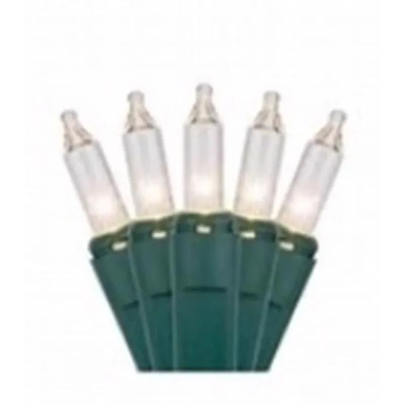 Celebrations Clear T5 Incandescent Christmas Light Bulb Set – 5 Pack Replacement