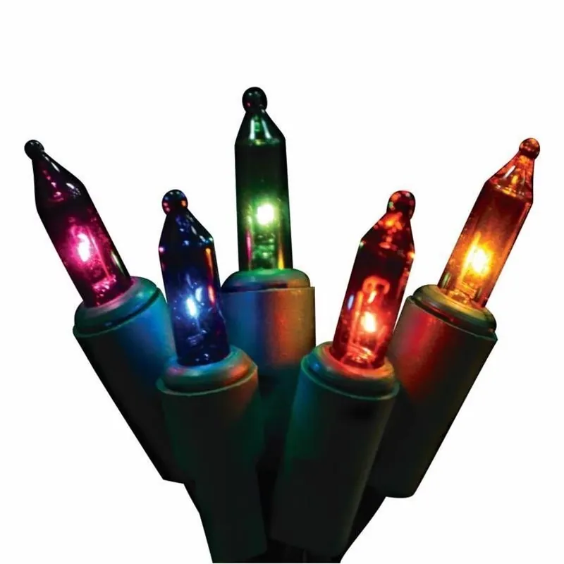 Celebrations Multicolor T5 Incandescent Christmas Light Bulb Set – 5‑Piece Replacement Pack