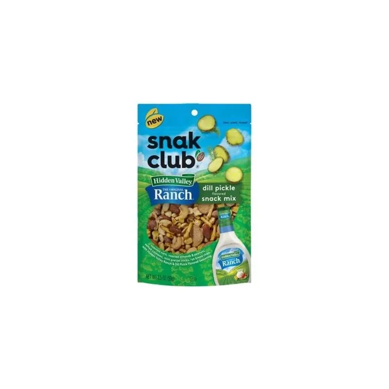 Hidden Valley Ranch Dill Pickle Snack Mix By Snak Club – 3.5 oz Pouch