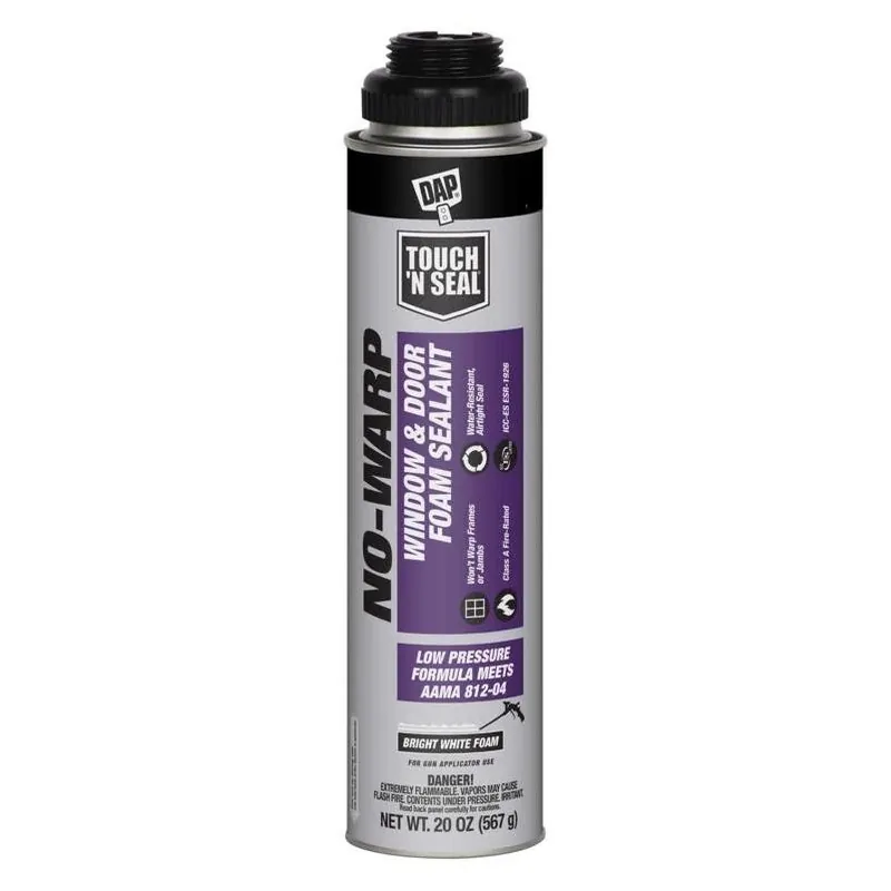 DAP Touch ’n Foam Professional Series 20‑oz Bright‑White Window & Door Expanding Sealant – Fire‑Resistant & Paintable