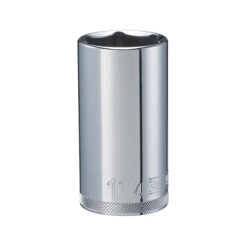 DeWalt 1-1/4 In. X 1/2 In. Drive SAE 6 Point Deep Socket 1 Pc