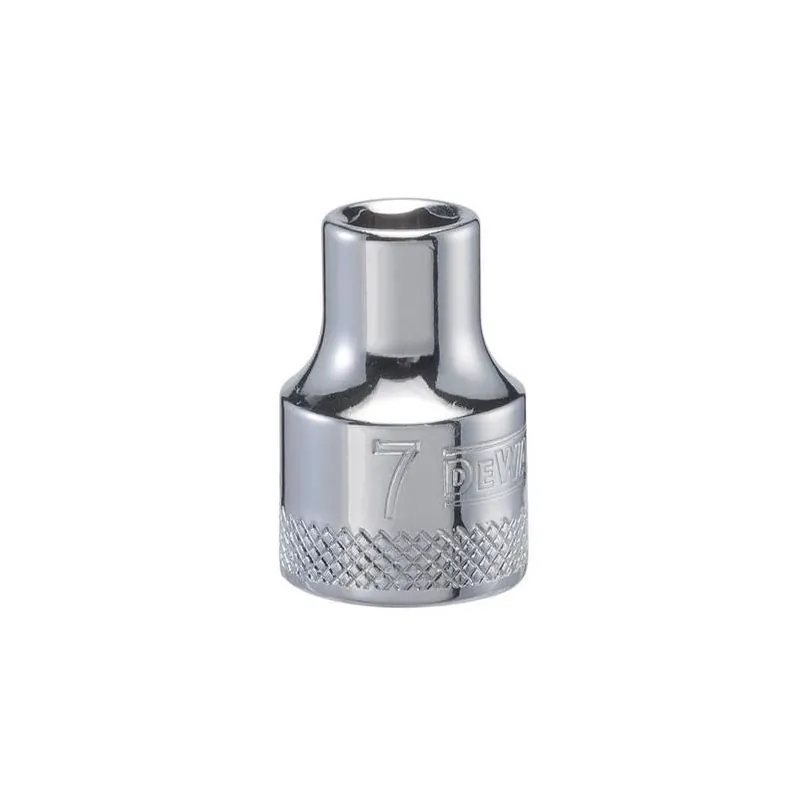 DeWalt 7 mm 6‑Point 3/8‑in Drive Metric Socket – Chrome Vanadium