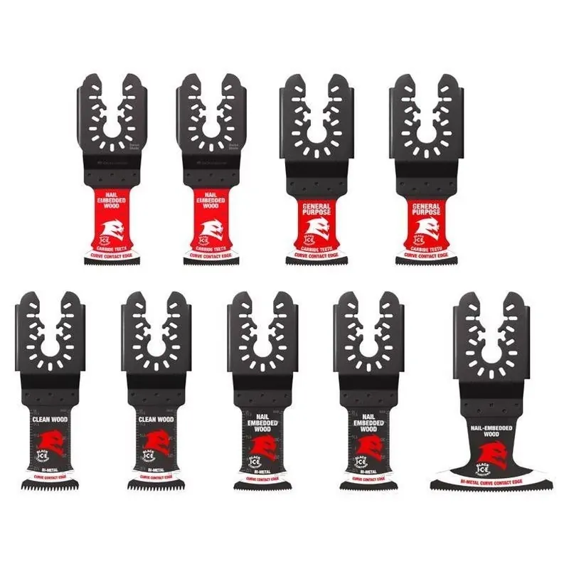 Diablo 9‑Piece Bi‑Metal & Carbide‑Tipped Oscillating Blade Set – Universal Starlock Fit