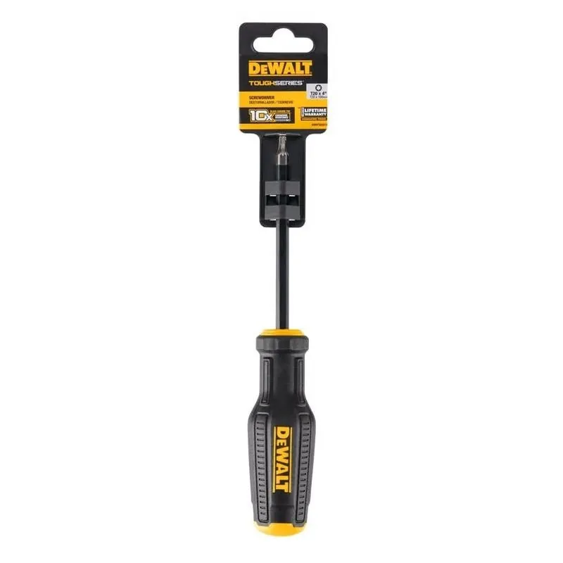 DeWalt ToughSeries 4‑Inch Torx T20 Bi‑Material Screwdriver – Precision Hand Tool