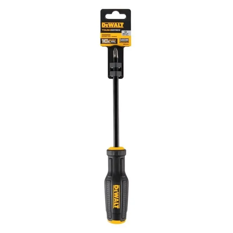 DeWalt ToughSeries 6‑Inch 3 Phillips Screwdriver – Cushion‑Grip