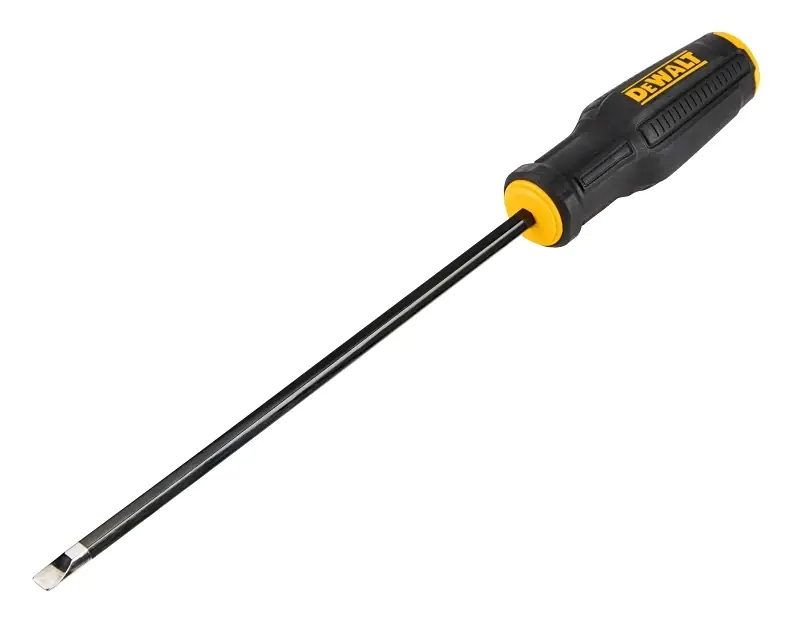 Slotted Screwdriver 1/4 In Drive 8 In Shank Length Ergonomic Handle