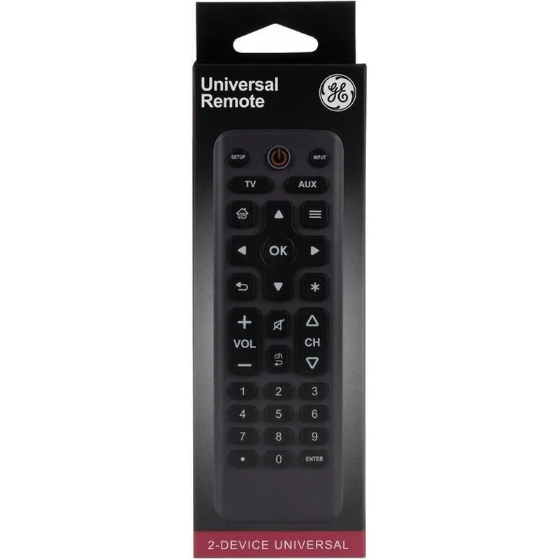 GE Programmable 2‑Device Universal Remote – Seamless Home Control
