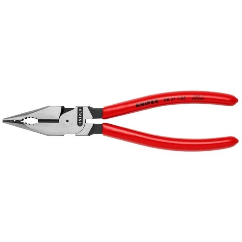 Knipex 7.25" Red Multi-Purpose Pliers With Cushion-Grip Handles – Heavy-Duty Steel