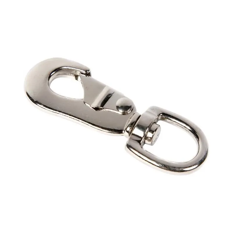 125 Lb Zinc‑Plated Steel Snap Hook – 1" Eye, 4.2" Length – Heavy‑Duty Fastener