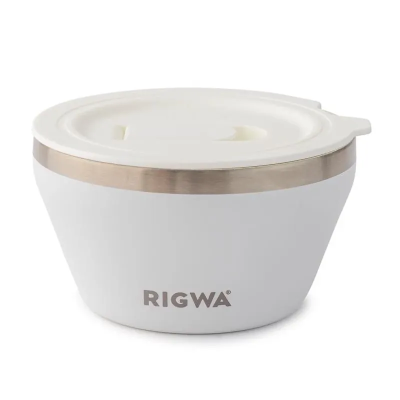 Rigwa Life Snowbird 20 oz Stainless Steel Bowl Set – 6‑Piece Freezer‑Safe Collection With Lids