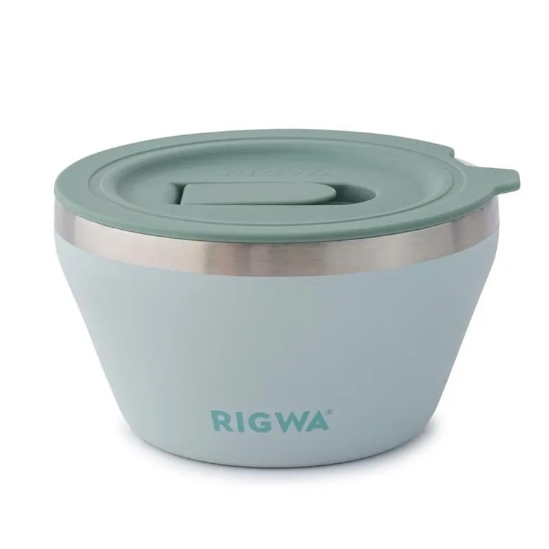 Rigwa Life 20‑oz Sage Stainless Steel Bowl Set – 6‑Piece Freezer‑Safe Kitchen Essentials