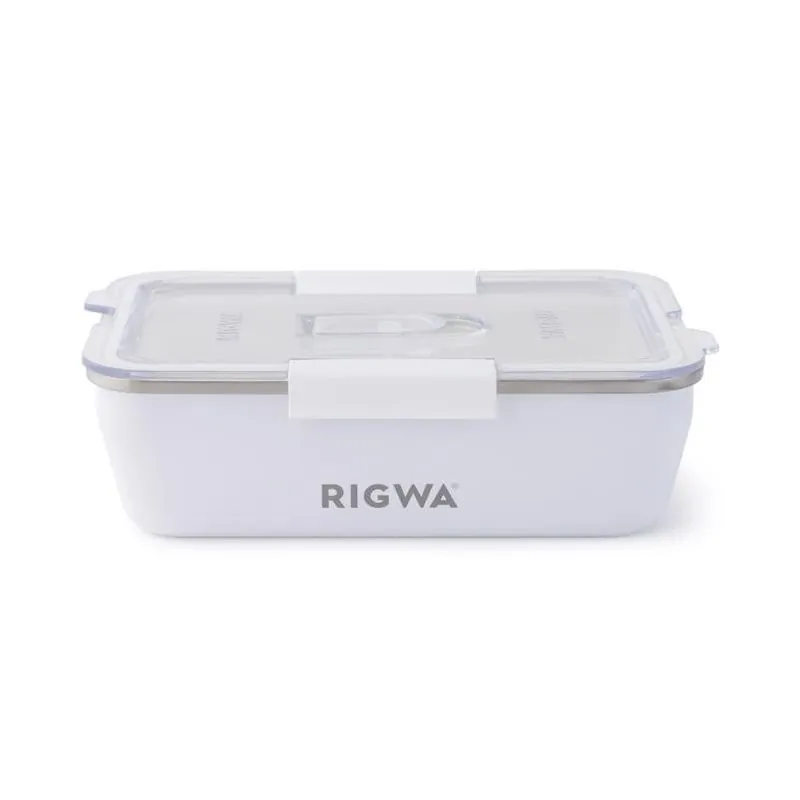 Rigwa Snowbird 9×6 Stainless Steel Bento Lunch Kit With Silicone Cups & Divider