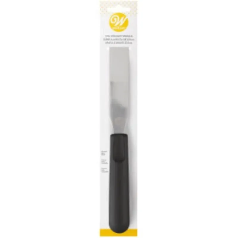 Wilton W7715 Straight Icing Spatula, 11 Inch, Black Handle