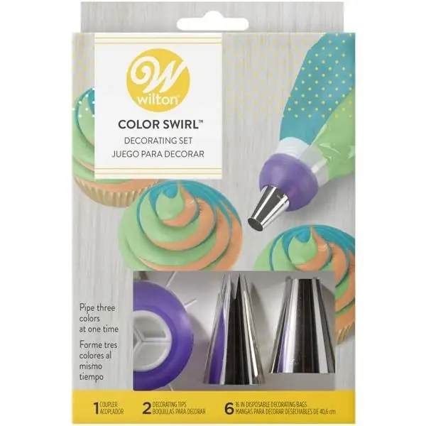 Wilton Color Swirl Cake Decorating Set For Sweet Treats And Desserts