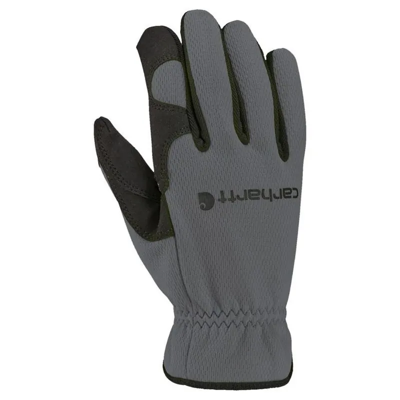Carhartt Gray L Winter Work Gloves For Men – Indoor/Outdoor Insulated & Heat‑Resistant