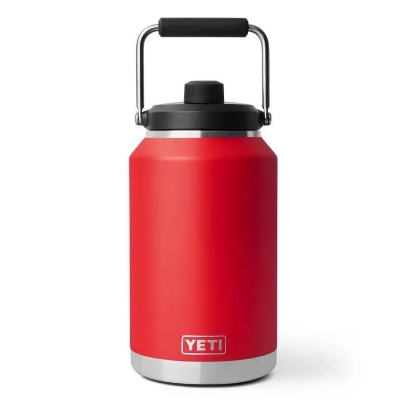 YETI Rambler 1‑Gallon Rescue Red Stainless Steel Insulated Jug – BPA‑Free