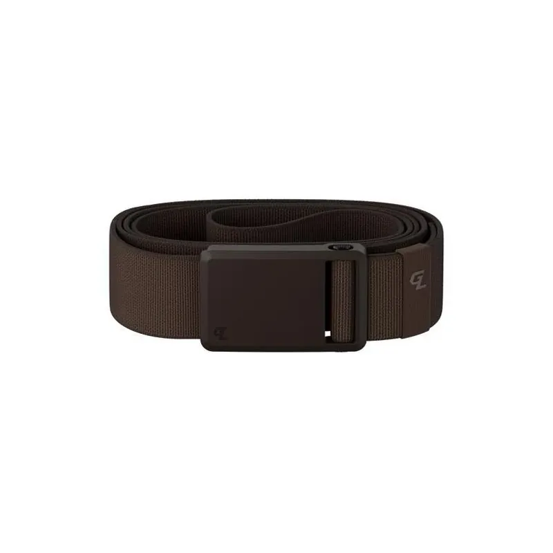 Groove Life Adjustable Brown Polyester Belt – 50‑Inch Waist, 1.27‑Inch Width