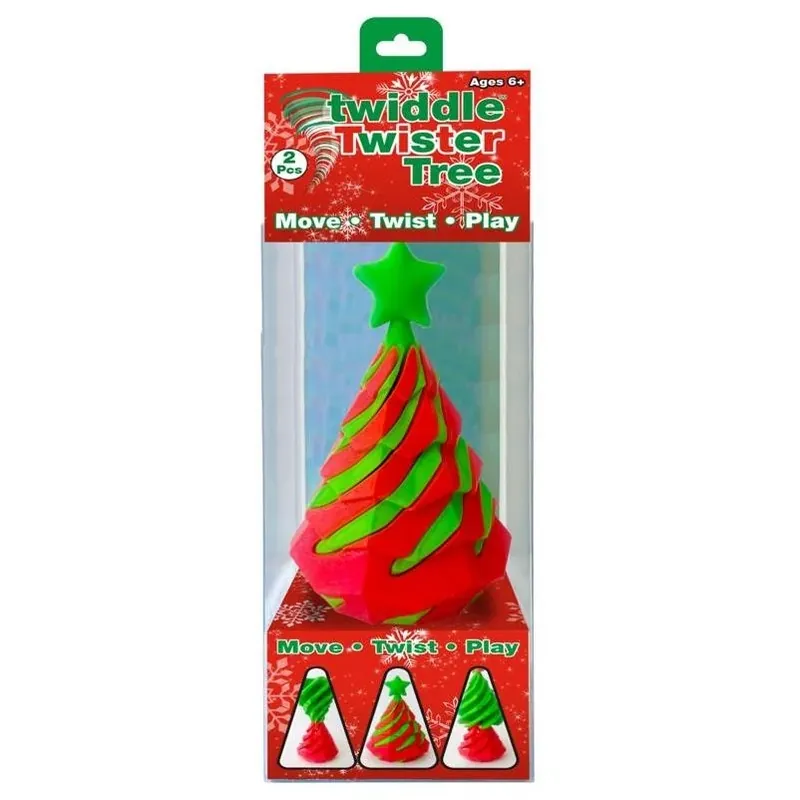 ZorbitZ Twiddle Twister Fidget Toy – Pink & Red Stress‑Relief Spinner