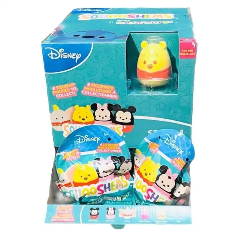 Disney Squooshems Squishmallow Collectible Soft Squishy Figures – Assorted Pack