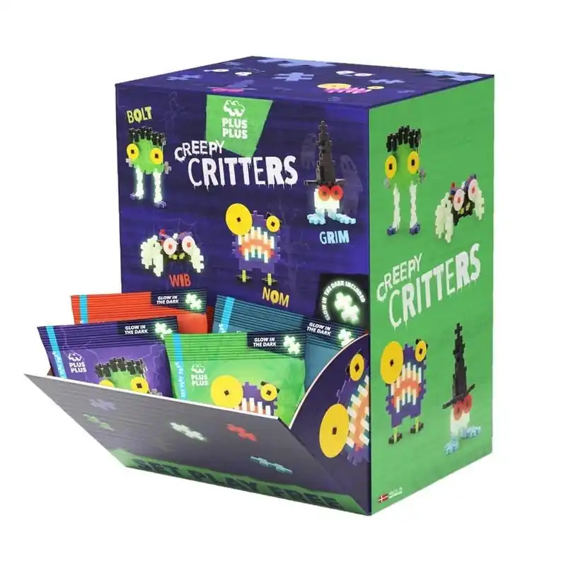 Plus-Plus Creppy Critters 40‑Piece Construction Kit