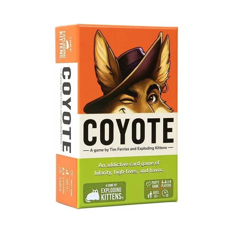 Exploding Kittens Coyote Card Game – Fast‑Paced Family Card Fun