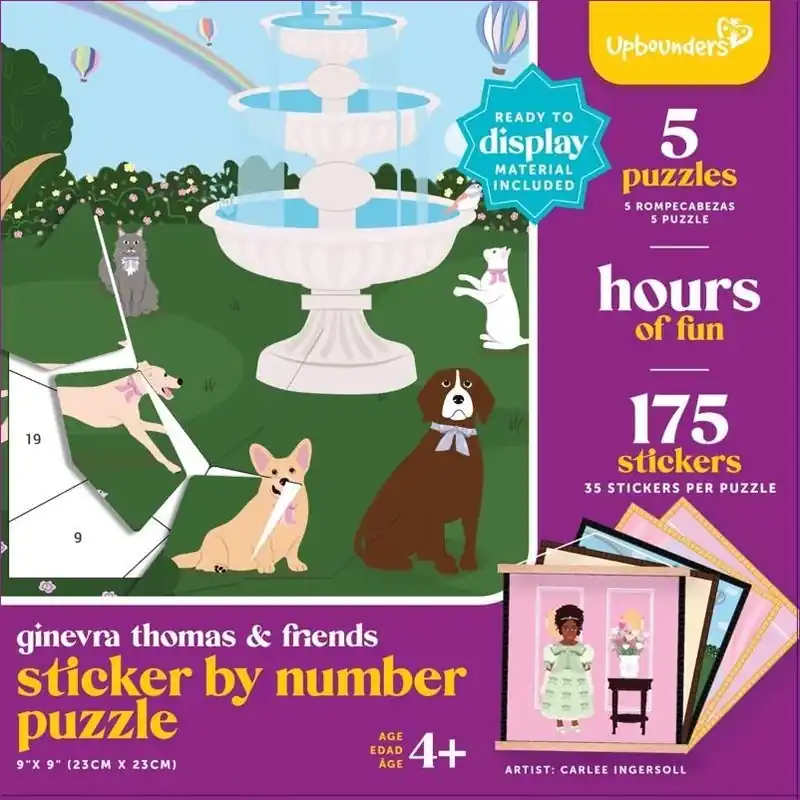 Ginevra Thomas & Friends Sticker Puzzle – Upbounders Educational Toy For Ages 4+