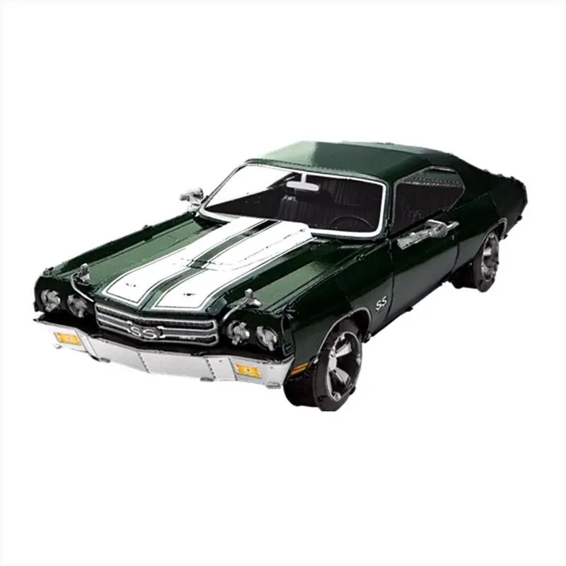 Green 1970 Chevrolet Chevelle 3D Steel Model Kit – Metal Earth