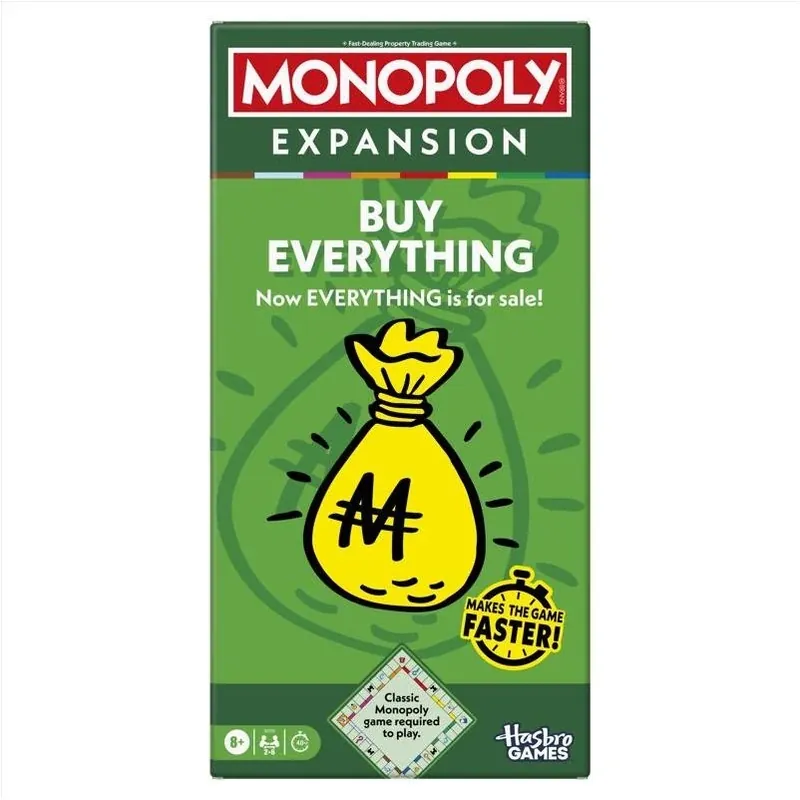 Monopoly “Buy Everything” Expansion – Hasbro Board Game Add‑On