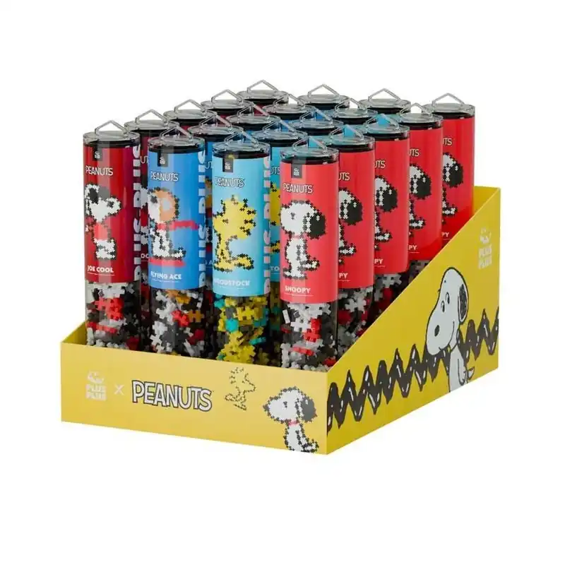 Plus‑Plus Peanuts By‑Number Puzzle – 20‑Piece Polyethylene Set For Kids 5+