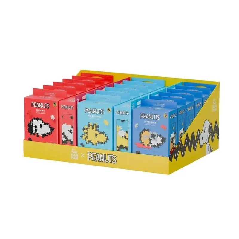 Plus-Plus Peanuts Puzzle‑by‑Number Building Set – 100 Polyethylene Pieces