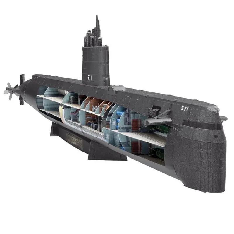Metal Earth USS Nautilus Laser‑Cut Metal Model Kit – 3D Puzzle Ship