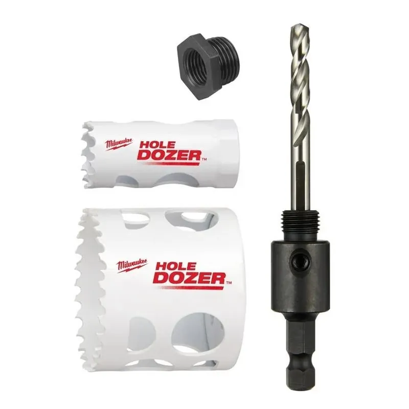 Hole Dozer Bi-metal Door Lock Installation Hole Saw Set (4-piece, Model 49-22-4063)
