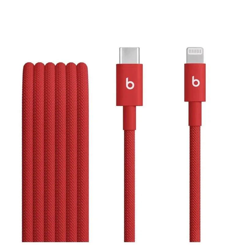 Red 5‑Foot Beats Lightning To USB‑C Fast Charging Cable