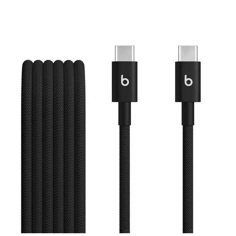 Beats Black Woven USB‑C To USB‑C Cable – 5 ft