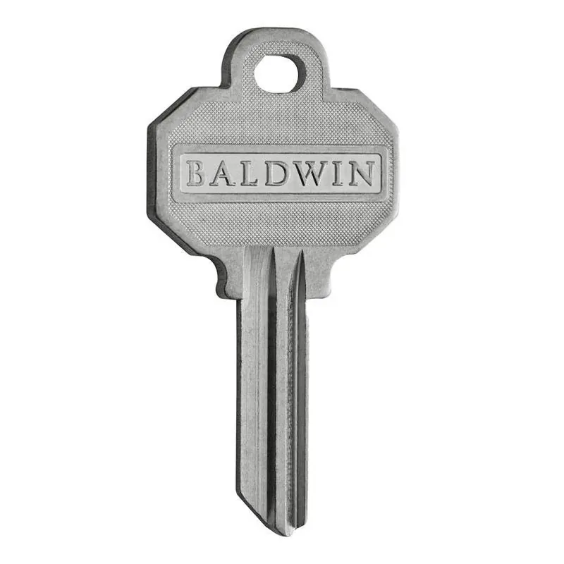 Baldwin Reserve C-Keyway Brass House Key Blank – Single‑Side Replacement