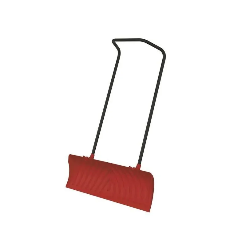 Suncast Red Poly Snow Pusher – 36‑Inch Blade, 50‑Inch Overall Length