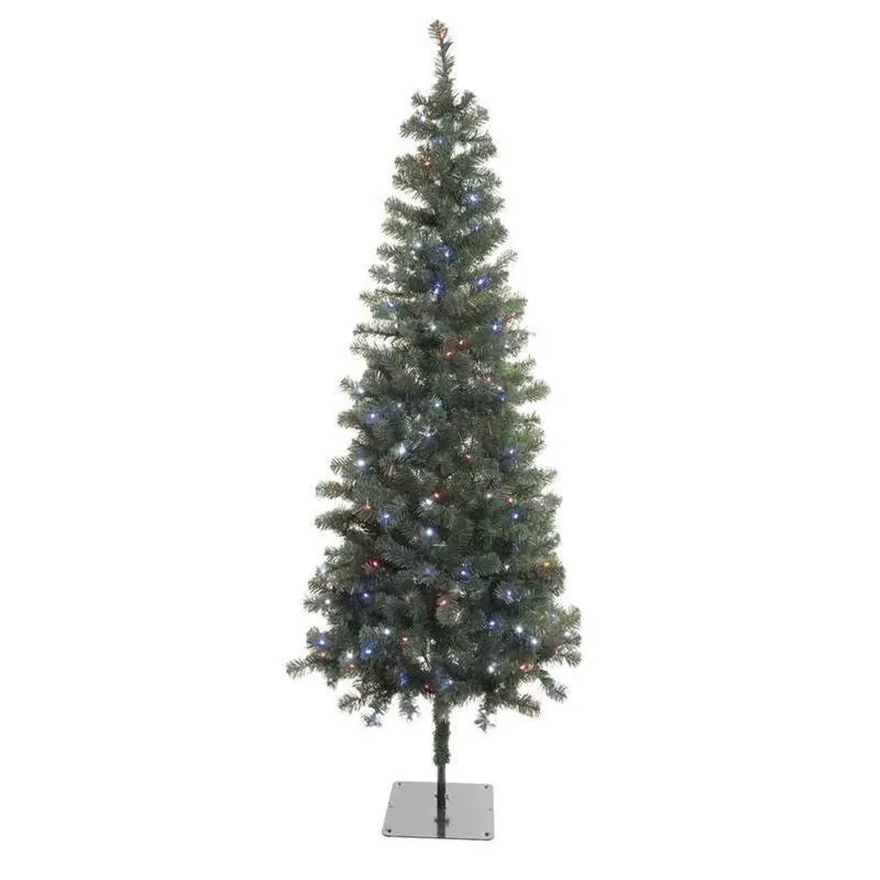 Celebrations 7‑Foot LED Color‑Changing Christmas Tree – 270 Multi‑Color Lights
