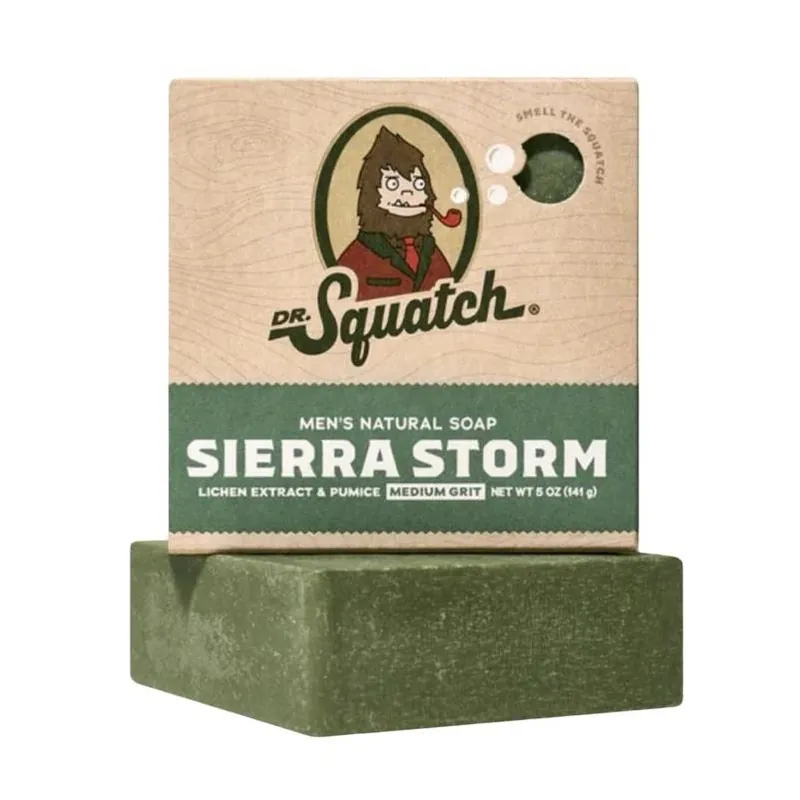 Dr. Squatch Sierra Storm Bar Soap – 5 oz Natural Cleanser