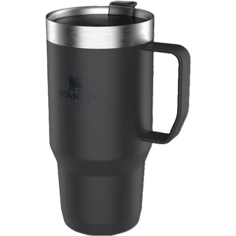 Stanley 24‑oz Black Stainless Steel Travel Mug – Everyday Suburban, BPA‑Free