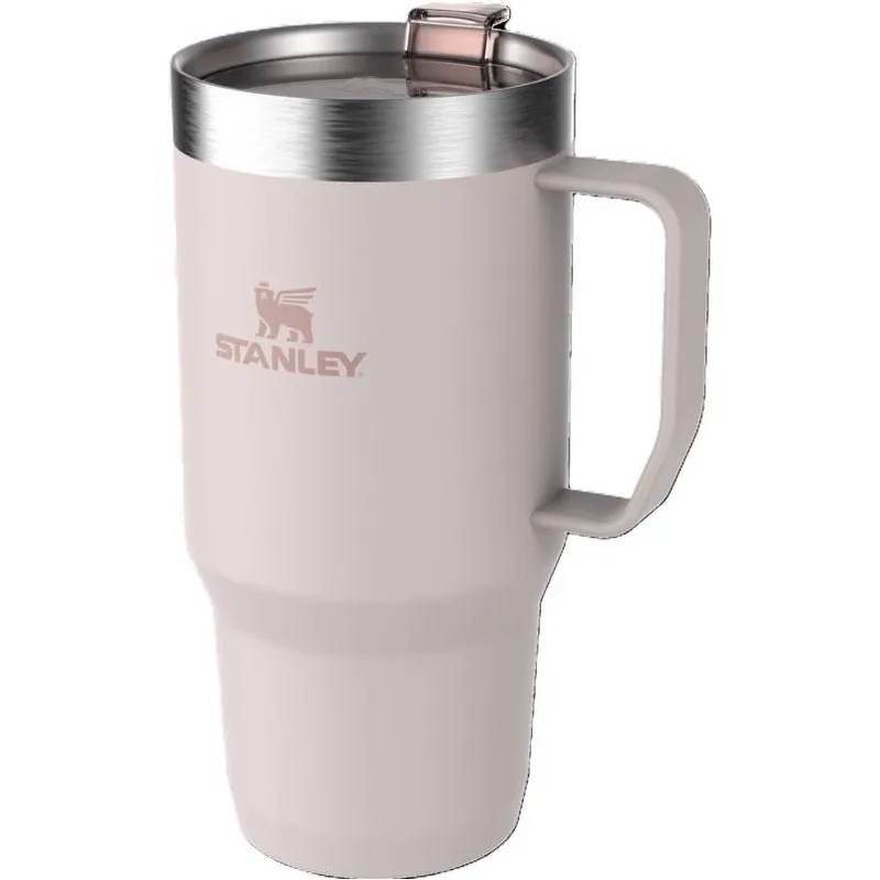 Stanley Rose Quartz 24oz Stainless Steel Travel Mug – BPA‑Free