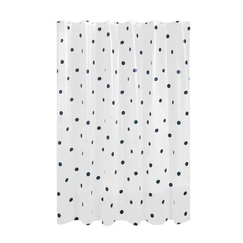 IDesign Frosted White PEVA Shower Curtain – 72 X 72 Inches