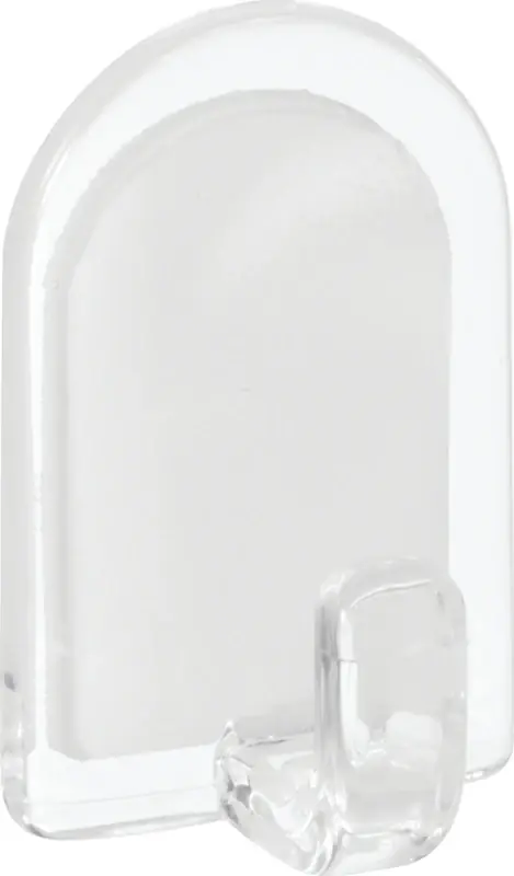 Self-adhesive Mini Hook - Clear Plastic, Versatile Home Organizer