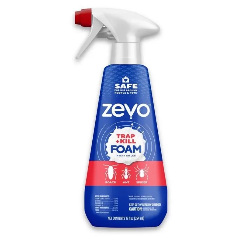Zevo 12 oz Foam Spray Insect Trap & Kill – Fast‑Acting Pest Control