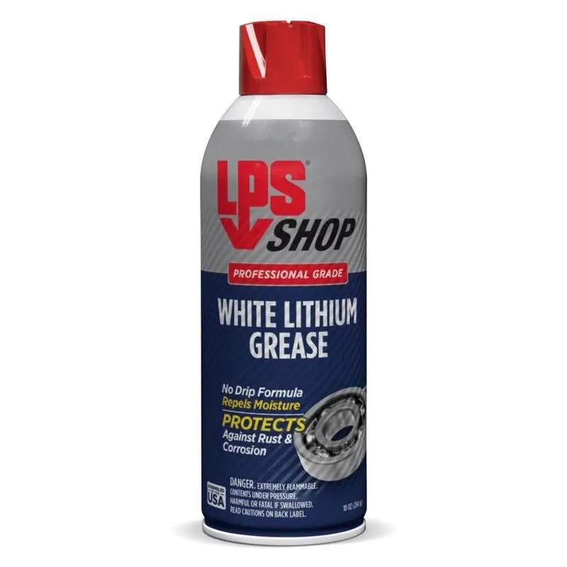 LPS White Lithium Grease – 10 oz Premium Lubricant