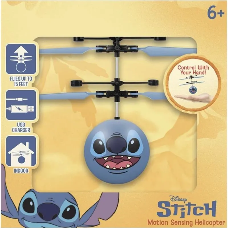Stitch-Themed Heli Ball Set By World Tech Toys – Exciting Flying Toys For Kids 6+