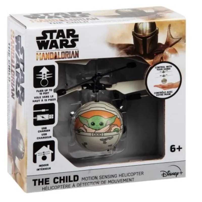 Baby Yoda Flying Helium Ball – Interactive Toy For Kids 6+