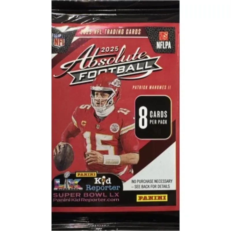 2025 Absolute Football Trading Card Retail Pack – Collectible Sports Cards