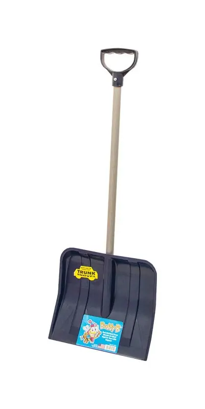 Rugg Buddy B Kids 12 In. W X 32 In. L Plastic Snow Shovel