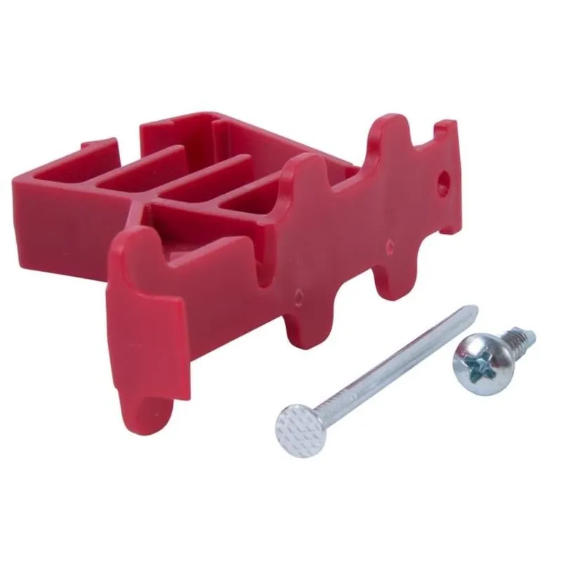 Gardner Bender Snapshot 0.5" Insulated Polypropylene Cable Staple – 10‑Pack Red