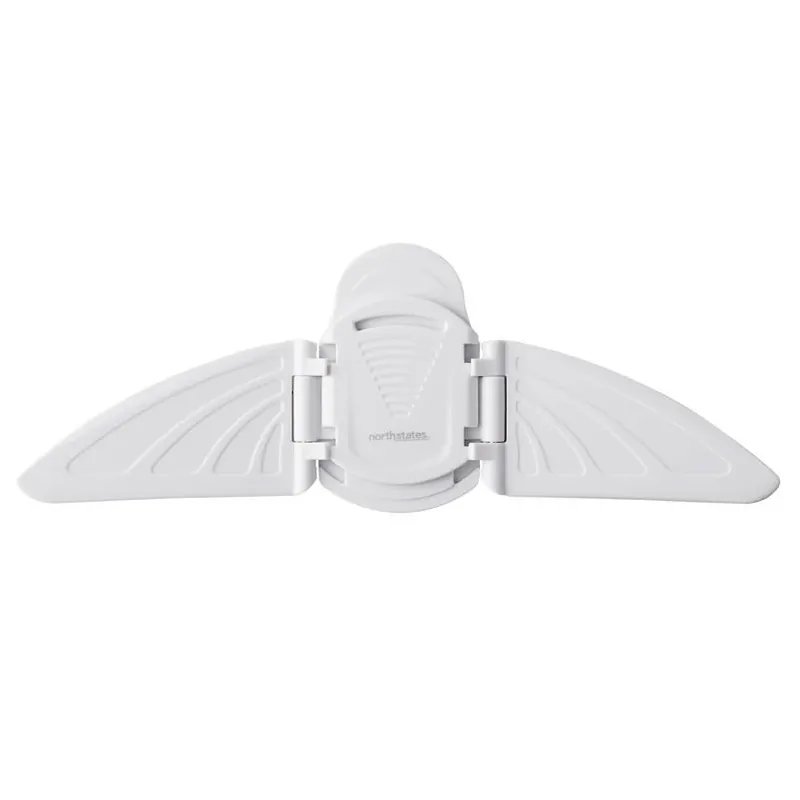 Toddleroo White Plastic Door & Window Safety Lock – Easy‑Install Child‑Proofing By North States